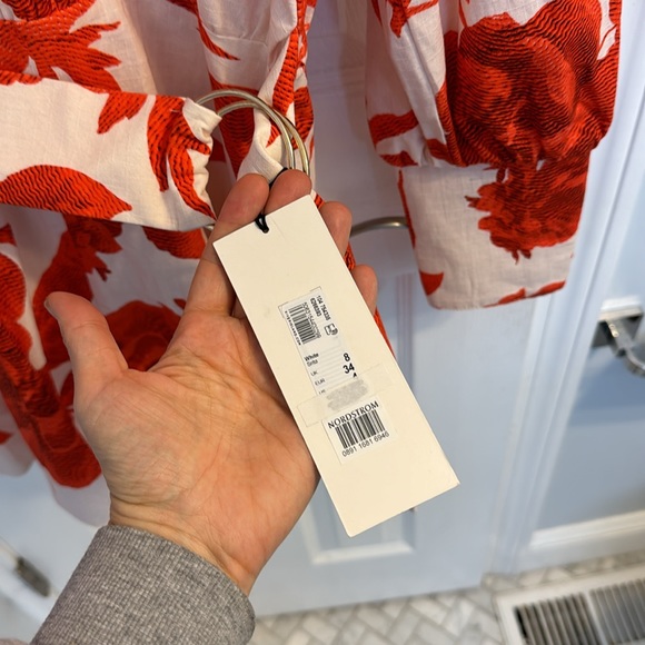 River Island floral red and cream romper - Picture 7 of 7